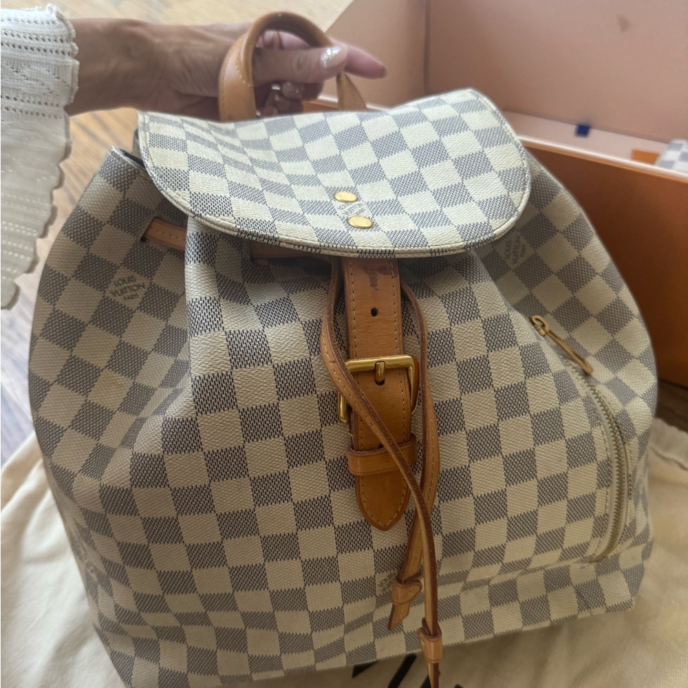 Louis Vuitton Damier Azure Sperone backpack full size